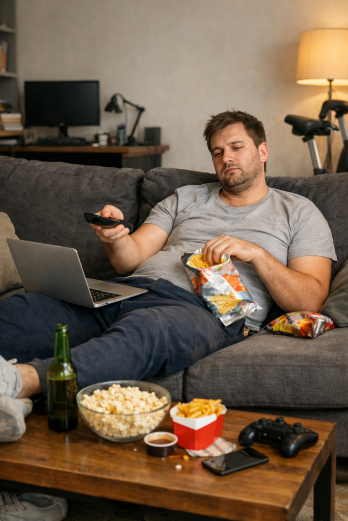 sedatory lifestyle affecting human health
