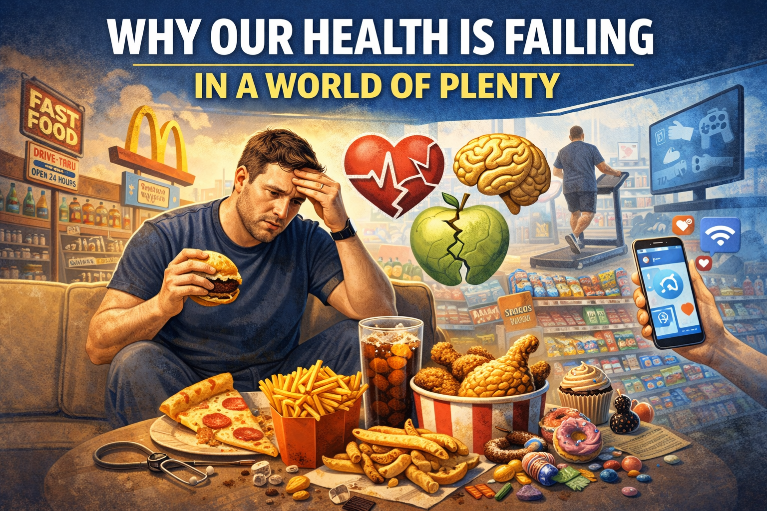 Why our health is failing in world of plenty