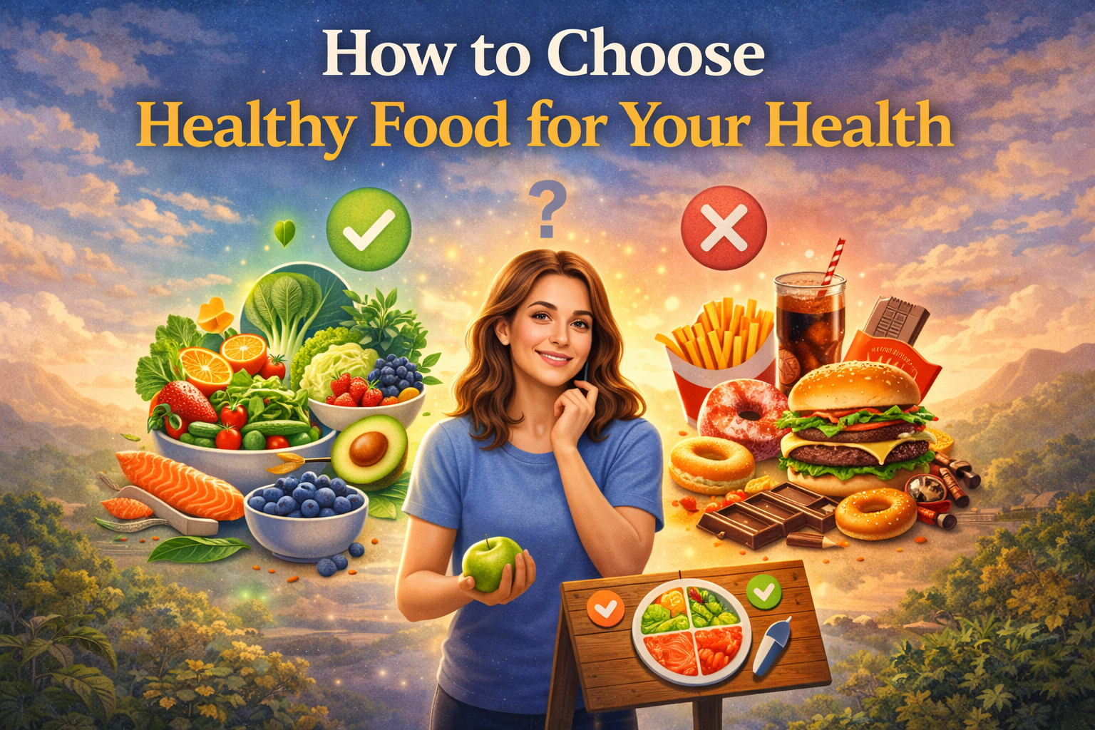 How to choose healthy food for your health