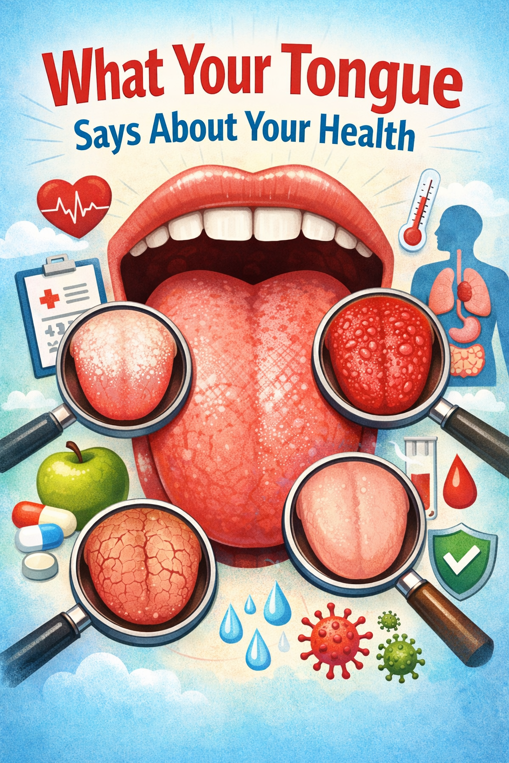 let's know what a tongue says about your health